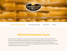 Tablet Screenshot of kaandorpcheese.com